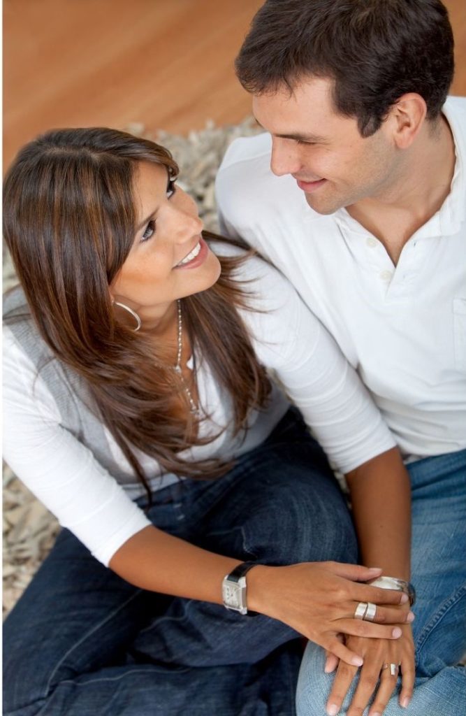 Couple communicating effectively
